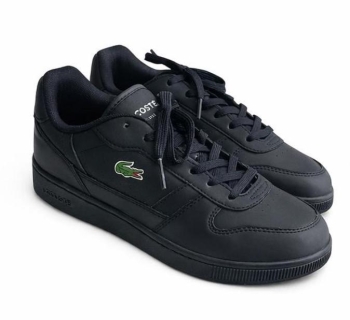 Tenis lacoste negro para adolecentes