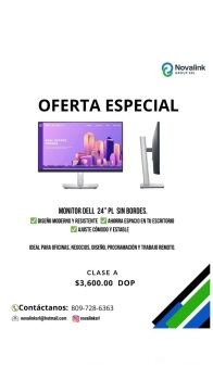 Monitor dell dell 24  sin bordes