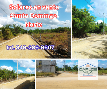 Solares en venta en villa mella santo domingo norte