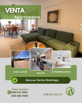 Apartamento en venta – gazcue ubicación céntrica y privilegiada próxim