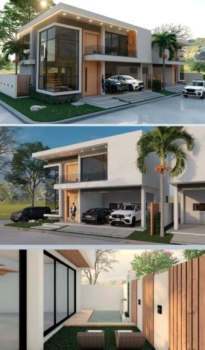 ???? venta de casa esquina de dos niveles  proyecto cerrado en gurabo