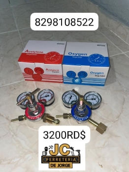 Reloj medidores de acetileno y oxigeno