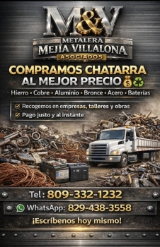 Compramos todo tipo de chatarra hierro y maquinaria pesada en general