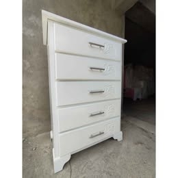 Gavetero de 5 gavetas blanco nuevo