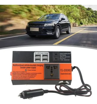 Power inverter bisutime bs-5209 150w convertidor de 12v dc a 220v ac p