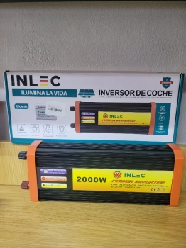 Power inverter 2000w 12v a 110v para vehículos con puerto usb