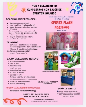 Combo cumpleanos completo