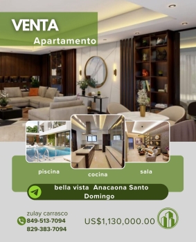 Venta de exclusivos apartamentos en bella vista