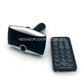  modulador transmisor fm radio de carro bluetooth usb micro sd y auxi