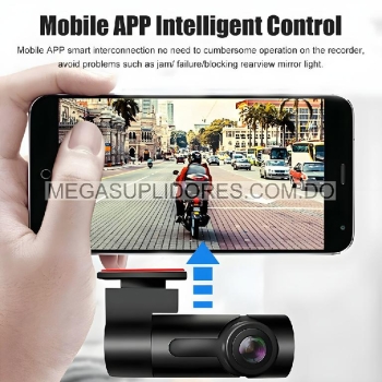  cámara de vehículos dash cam wifi 1080p hd con visión nocturna 