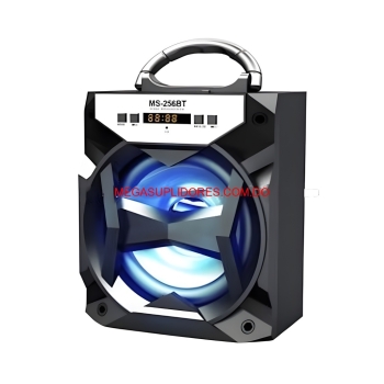  bocina bluetooth ms-256bt 15w 6.5 – sonido potente y portátil