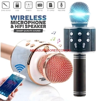  micrófono karaoke –  micrófono mágico con efectos de sonido - micros