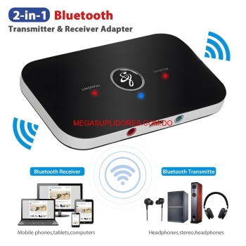  transmisor y receptor bluetooth 2 en 1 – adaptador para tv y sonido