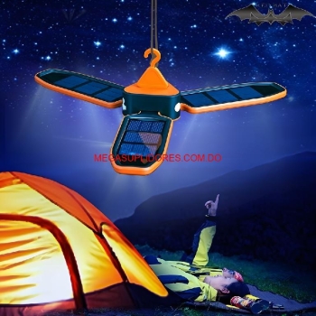  linterna solar led plegable – camping senderismo luz recargable