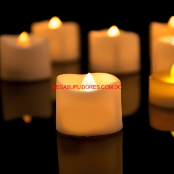  velas led decorativas – lámparas sin llama con luz parpadeante