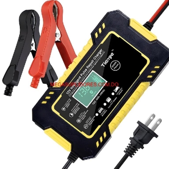  cargador y reparador de baterías 12v 6a automático función de pulso