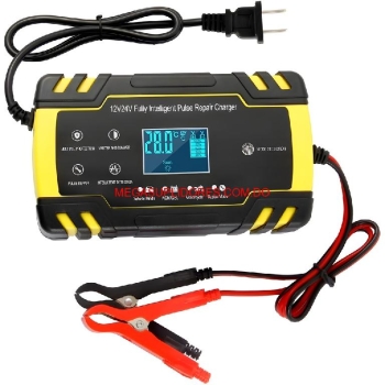  cargador de baterías reparador 12v 8a / 24v 6a carga rápida
