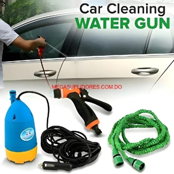  bomba de agua portátil 12v auto hidrolavadora manguera expandible