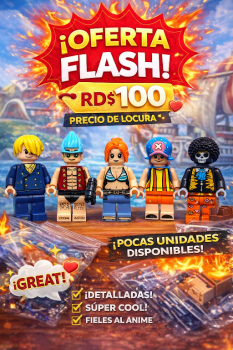 Figuras tipo lego de one piece