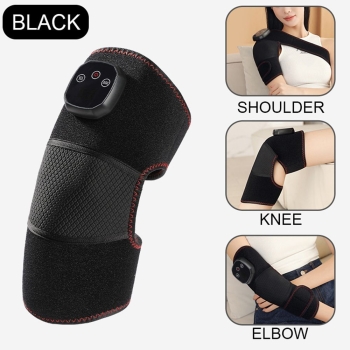 Masajeador de calor y vibración ajustable para aliviar el dolor de la