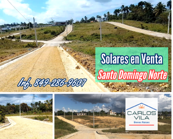 Solares en venta en villa mella santo domingo norte