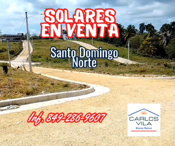 Solares en venta en villa mella santo domingo norte