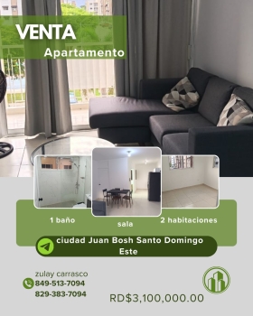 Vendo apartamento en ciudad juan bosch – residencial antares santo dom
