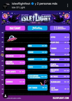 Taquilla vip isle of light 2026