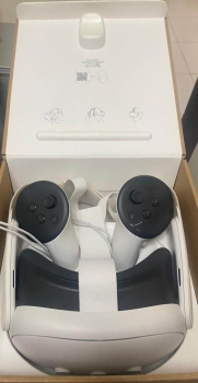 Quest 3 realidad virtual de 128gb nítida en su caja