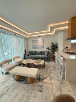 Apartamento amueblado 1ra linea de playa