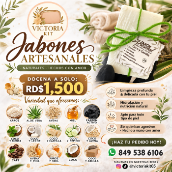 Jabones artesanales venta al por mayor y detalle