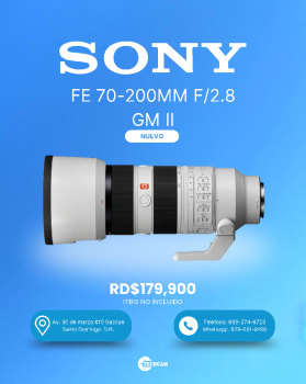 Lentes de camara sony