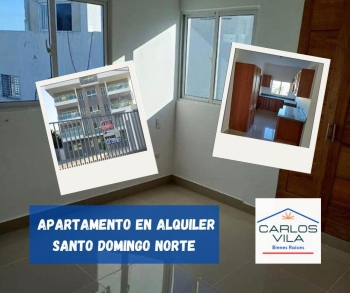 Apartamento en alquiler santo domingo norte