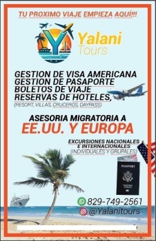 Yalani tours - agencia de viajes. en santo domingo oeste