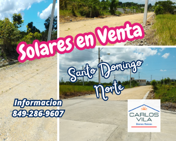 Solares en venta en villa mella santo domingo norte