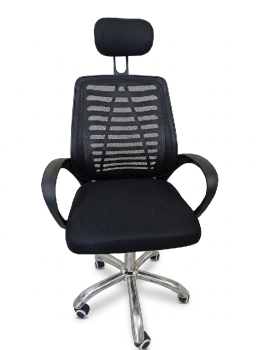 Silla de oficina con reposacabeza para máximo confort