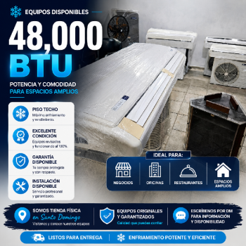 ️ 48000 btu disponibles ️