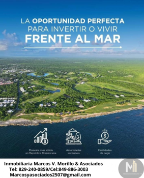 Vendo solares coral en playa nueva romana