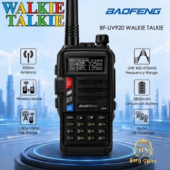 Walkie talkie uv-920  radio de comunicacion de largor alcance potencia