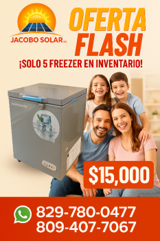 Freezer solar de 118 litros