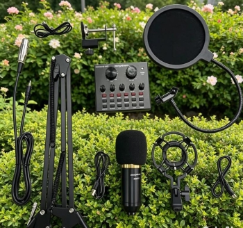 Kit de grabación de audio / estudio portátil   conjunto completo para