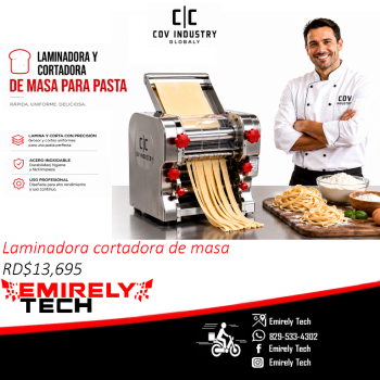 Laminadora de masa de 9 pulgadas laminadora cortadora de masa pasta