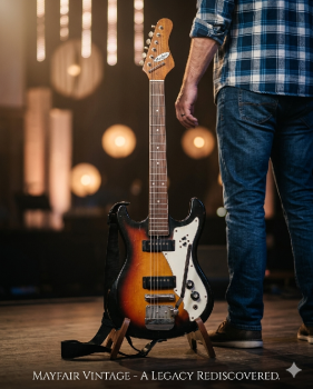 Guitarra eléctrica vintage japonesa 60s – clean brutal
