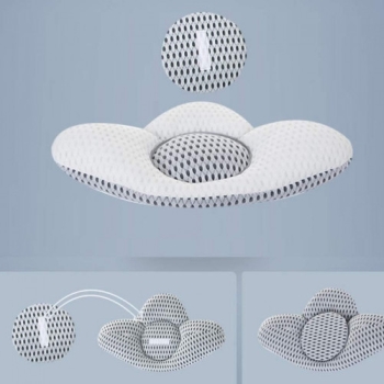Almohada de soporte lumbar blanca – descanso y comodidad para tu espal