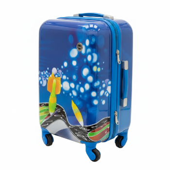 Maleta de viaje infantil con diseño 1 10 10c 10cm az azu azul