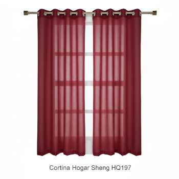 Cortina hogar sheng hq197 2 28 28c 28cm rosado roj rojo