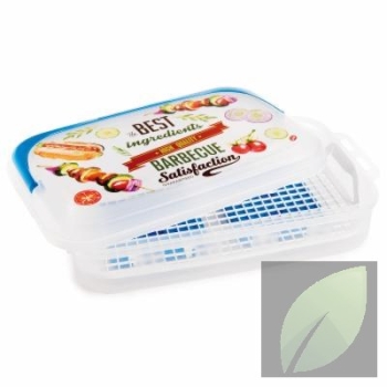 Barbecue satisfaction  contenedor de 3 piezas