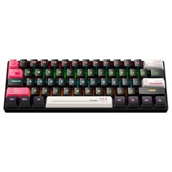 Teclado onikuma mecanico g55 rgb negro 61 teclas usb
