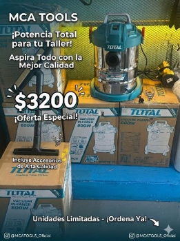 Aspiradora marca total 800 watt