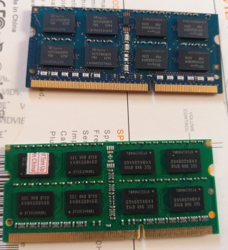 Memorias ram ddr3 8gb para laptop cada una a 700 - leer descripción